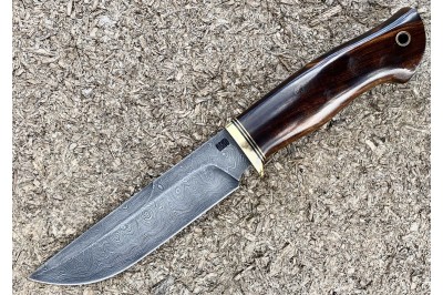 68.Р-Ніж "Мисливський" №2 Дамаська сталь.